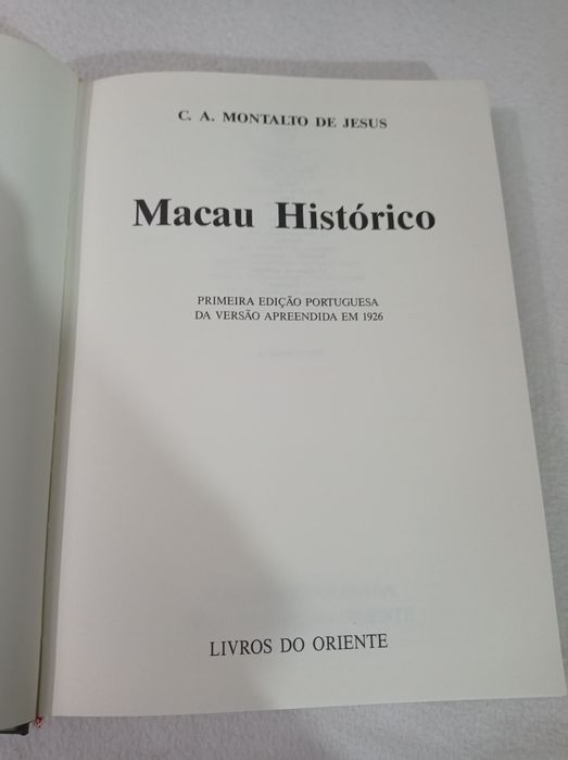 Macau histórico - C. A. Montalto de Jesus