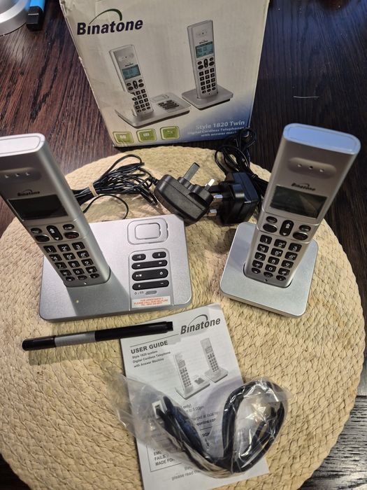 Cyfrowe telefony bezprzewodowe Binatone 1820 Nowa Niższa Cena