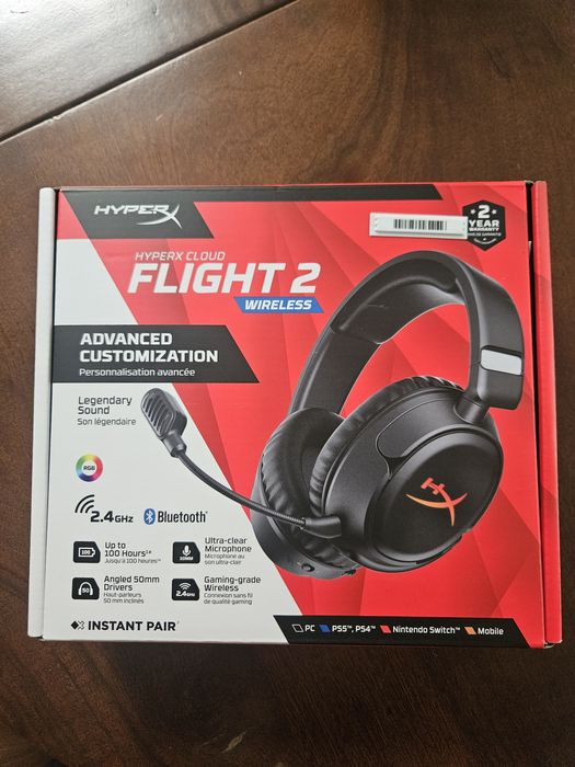 Słuchawki gamingowe HyperX Cloud Flight 2 Wireless – nowe!