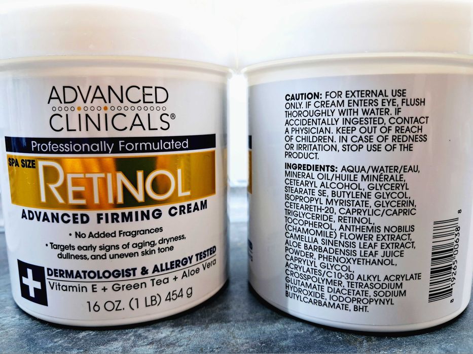Advanced Clinicals Retinol Advanced Firming Cream (454г) крем для лица