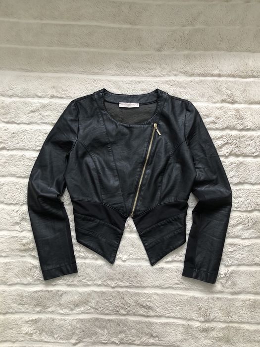 Made in Italy (S) RINASCIMENTO Leather Jacket кожаная курточка женская