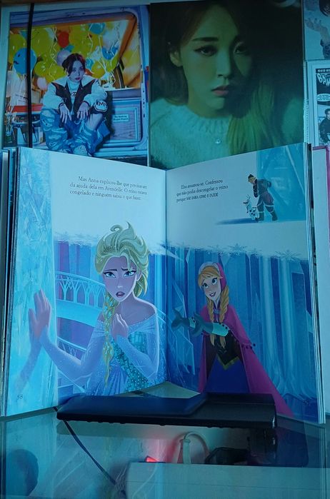 Livro da Frozen.