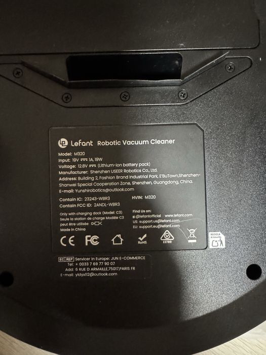 Робот-пилосос Lefant M320