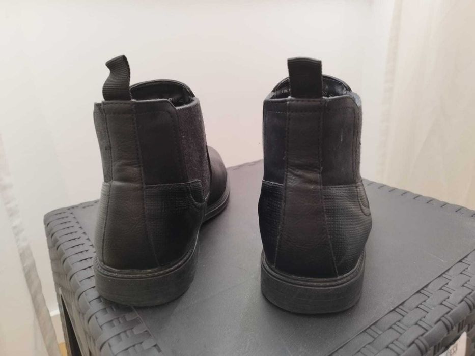 Bota Preta Tam 44 Semi Nova