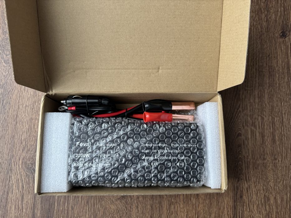 Інвертор Foval чиста синусоїда 2200w 12v