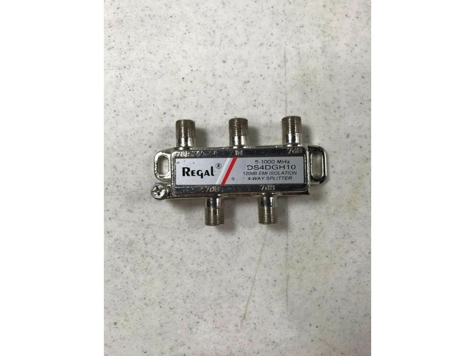 REGAL Splitter / Repartidor sinal TV 3 ou 4 vias