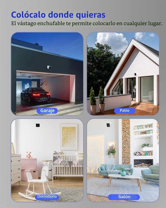 Kit 2 Câmaras Vigilância Interior Teckin Cam 1080P HD WiFi Novo