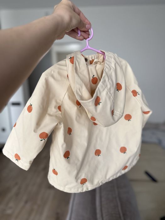 Утеплений дощовик zara на дівчинку