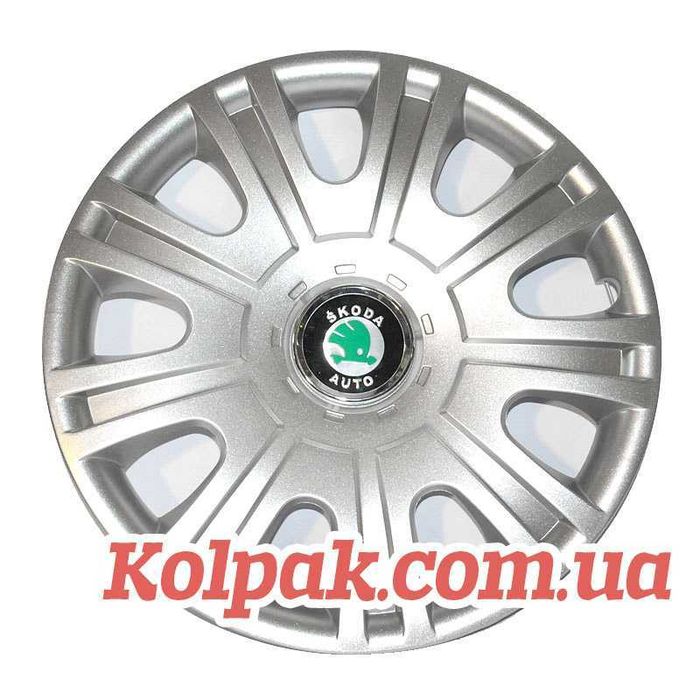 Колпаки на колёса SKODA ковпаки на колеса ШКОДА R15 під оригінал