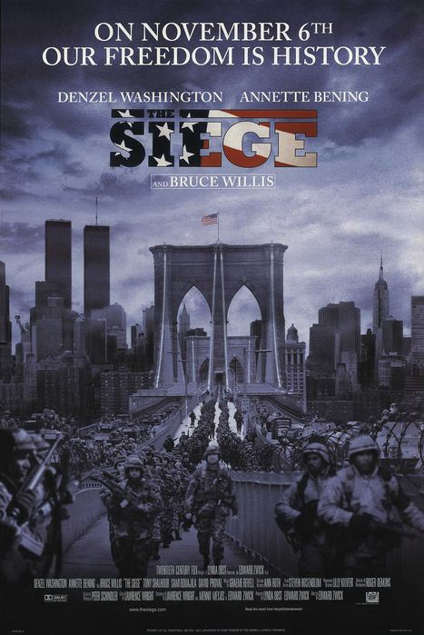 THE SIEGE Estado de Sítio Denzel Washington/Bruce Willis/Annette BenIn