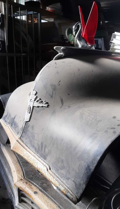 Ornamento para capô carro. Anos 60