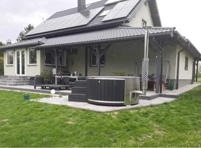 GORĄCA BECZKA Ruska Bania Balia Ogrodowa Jacuzzi Spa HOT TUB - RATY