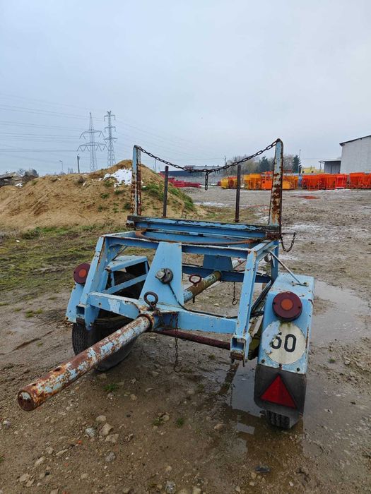 Przyczepa dłużycowa dłużyca EIGENBAU DMC 680 kg stali drutu słupów A/2