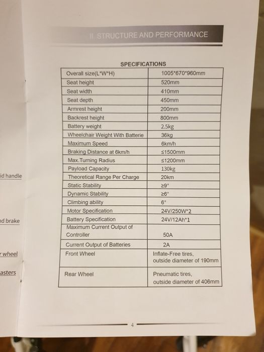 Wózek elektryczny antar