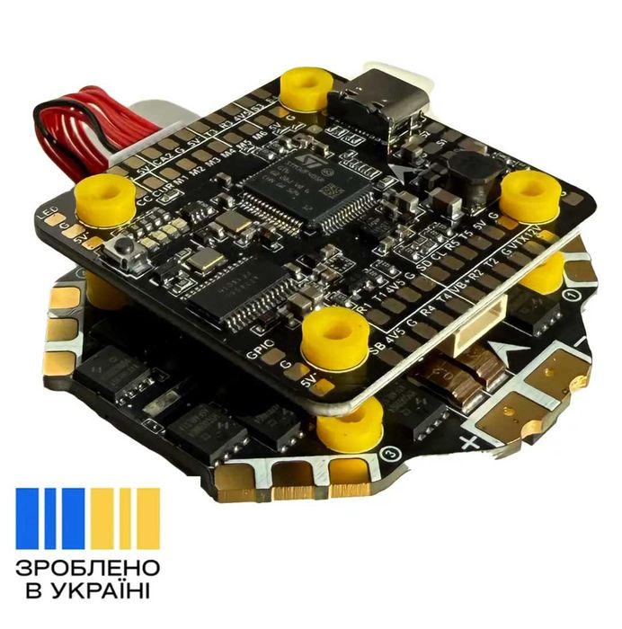Політний стек SkyPulse (80A), контролер Скайпульс F405+ESC 80A (3-8S)