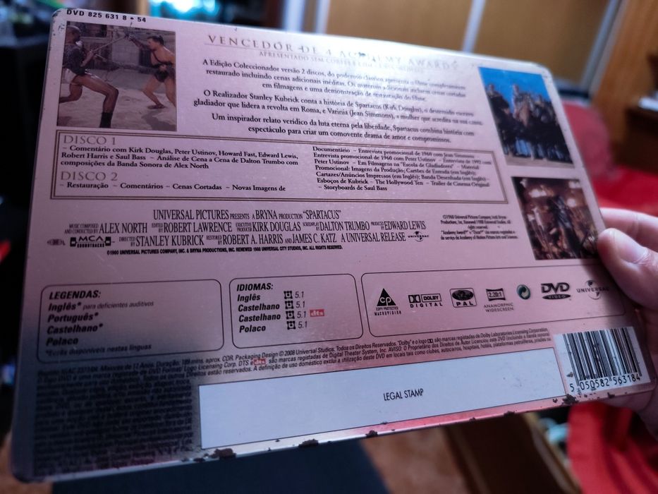 DvDs SPARTACUS edição colecionador 2 cds