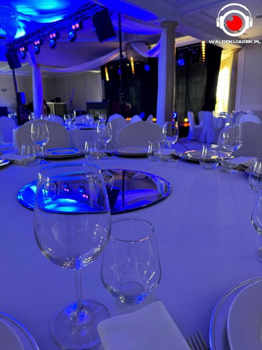 Oświetlenie na wesele / dekorowanie światłem