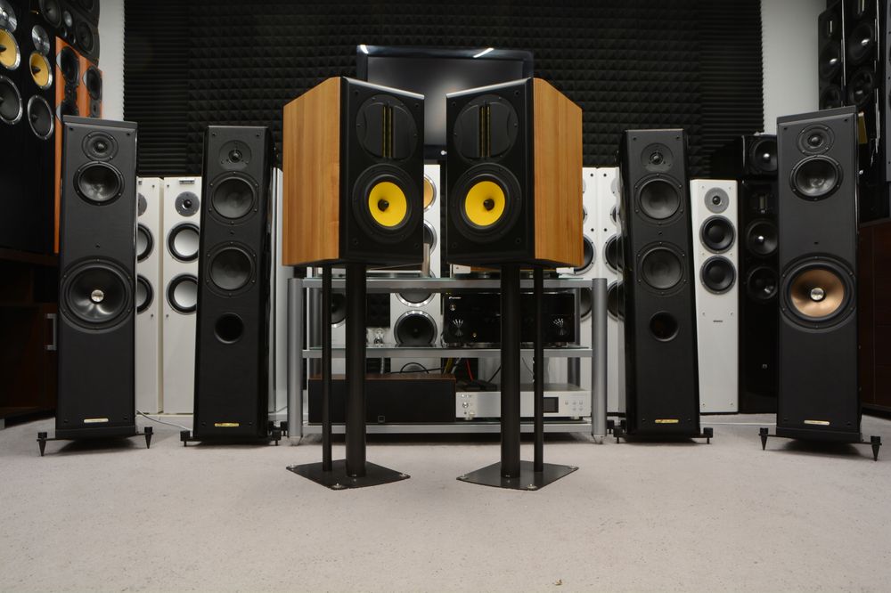 kolumny podstawkowe głośniki Monitory stereo Swans M1.2 8 Ohm idealne!