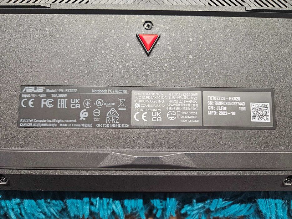 ASUS TUF Gaming F17 RTX 3050 / i5-12500H / 16GB / 512GB SSD