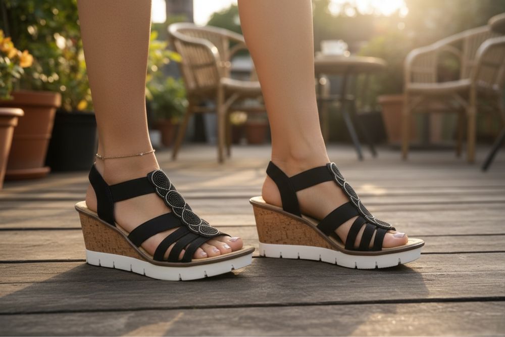 Sandaly Rieker piekne rozmiar 39