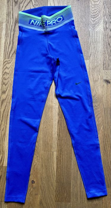 Nowe legginsy Nike Pro rozm XS niebieski