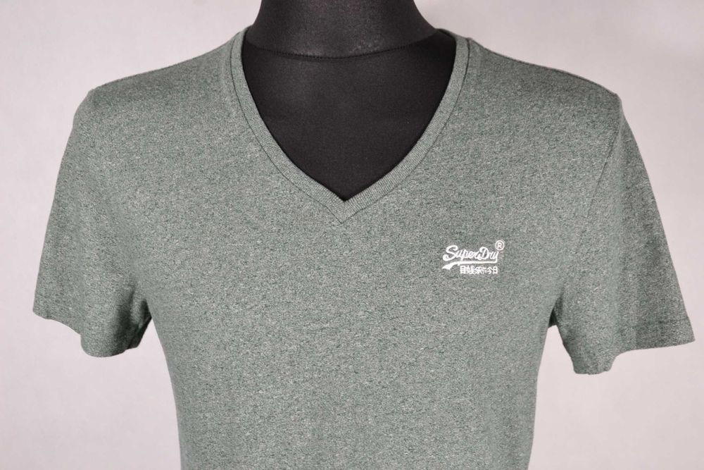 SuperDry Orange Koszulka Męska L Oryginalna Bawełna Super Stan Tshirt