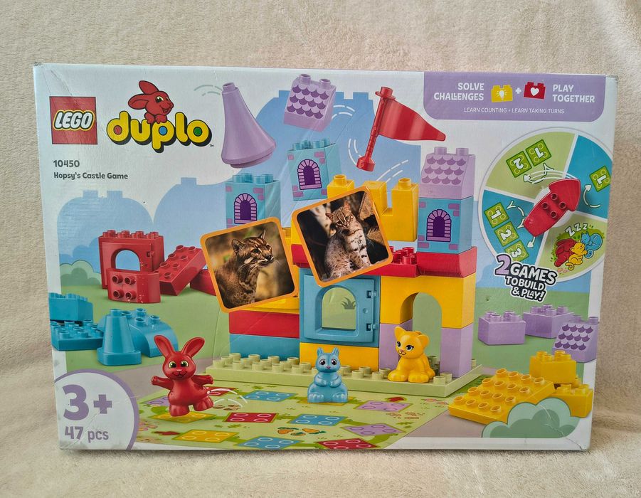 Zestaw LEGO DUPLO- Gra, Zamek, Hopsy
