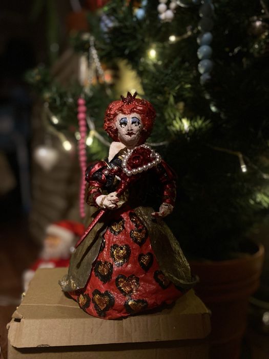 Новорічна іграшка із вати (ручна робота)