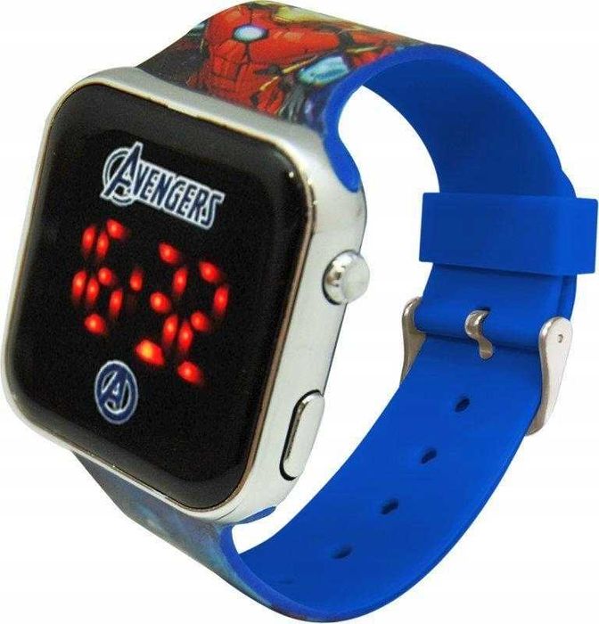 MARVEL AVENGERS Zegarek Cyfrowy LED Na Rękę Dla Dziecka WATCH Poznań