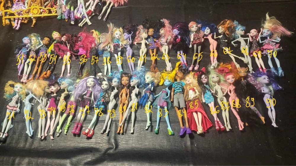 Monster high, ever after high, disney та інші ляльки до вашооо смаку
