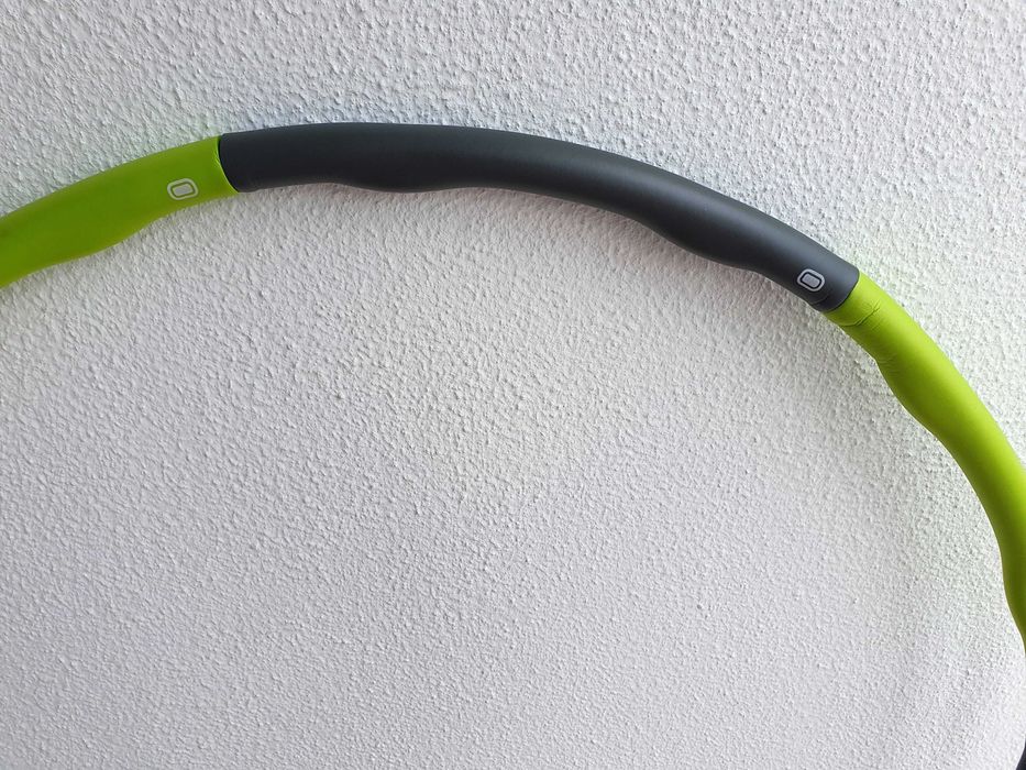 Hula Hoop de Fitness Peso 1.2kg – Desmontável (Verde/Cinzento)