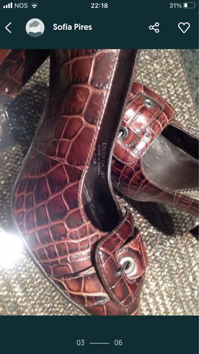 Saoatos 38 Geox( envio gratis)novos) tacao largo/alto , ultra chique