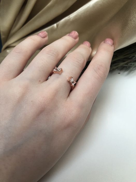 Sif Jakobs позолочена Каблучка, колечко, цирконій, (Thomas Sabo) р. 17