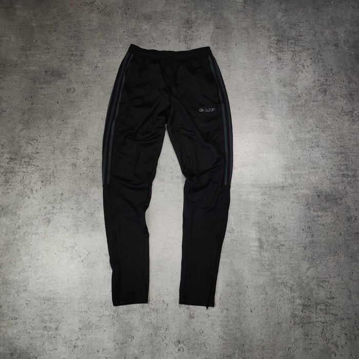 MĘSKIE Dresy Sportowe Dresowe Śliskie 3 Paski Trening Adidas Joggery