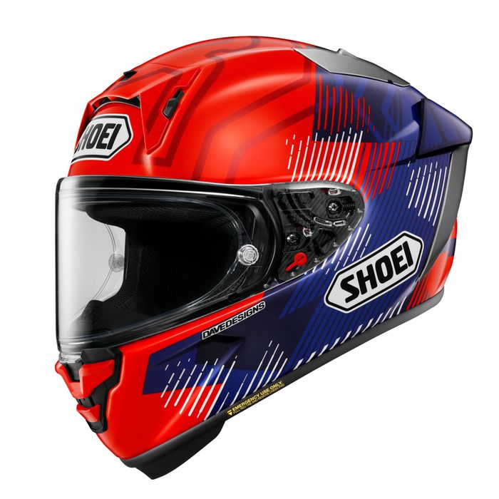 Мотошолом SHOEI X-SPR PRO Marquez8 TC-1