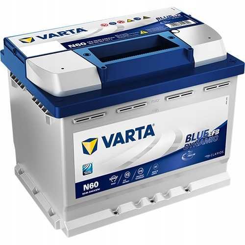 Akumulator VARTA EFB 60Ah 640A N60 Wrocław Sułowska 32A