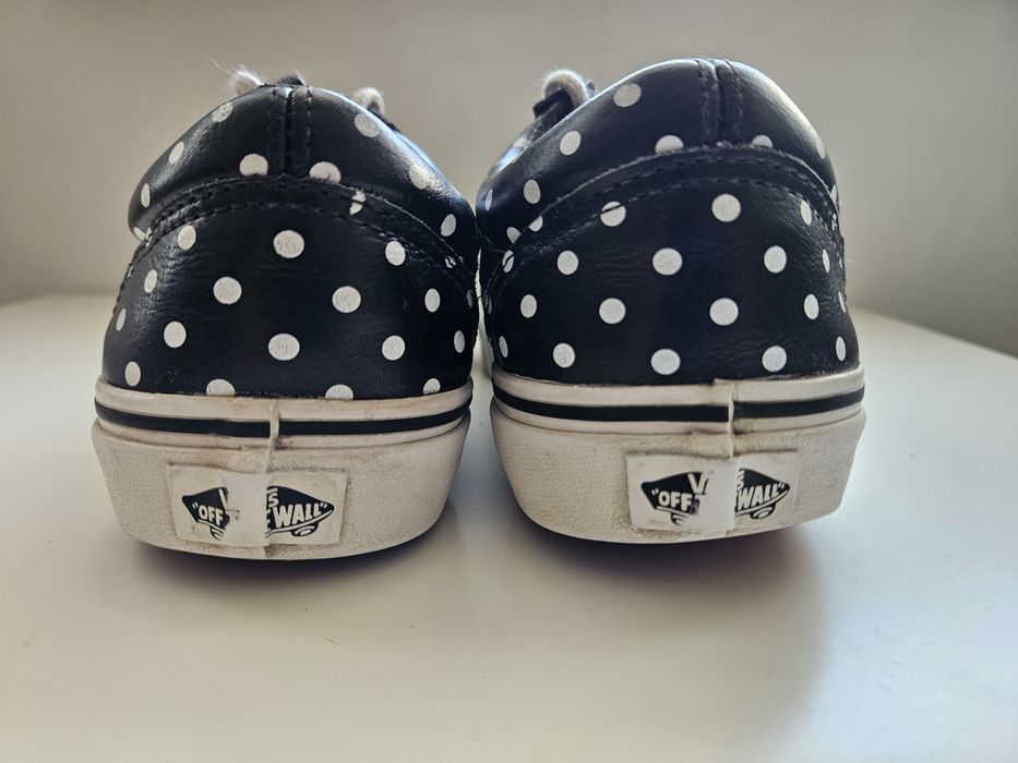 Trampki skóra naturalna Vans model "Off the wall", rozm 39