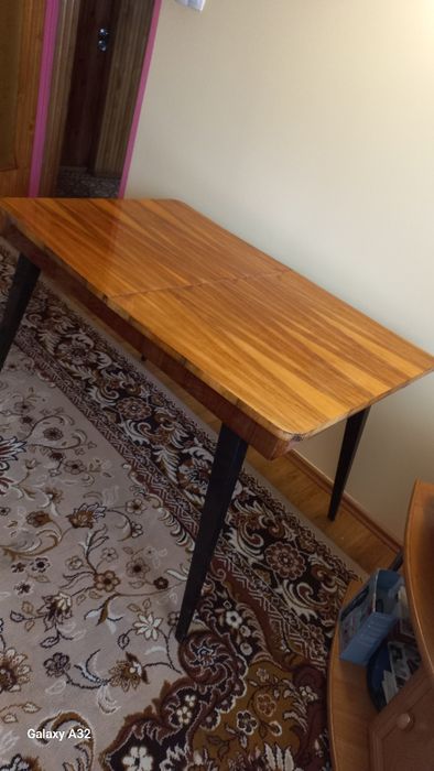 Stół retro, PRL, rozsuwany