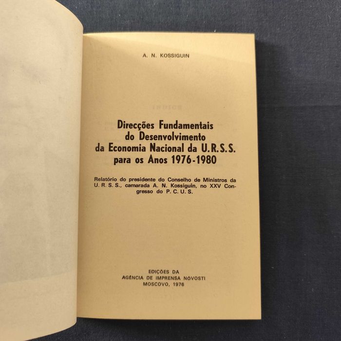 A. N. Kossiguin - Direcções Fundamentais do Desenv da Economia da URSS