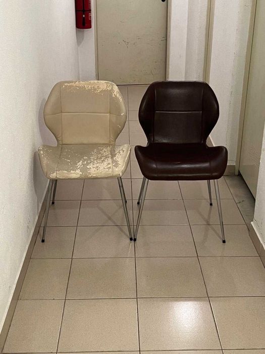 4 cadeiras, 2 bejes e 2 castanhas