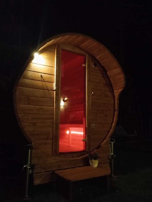 Mobilna Sauna opalana drewnem