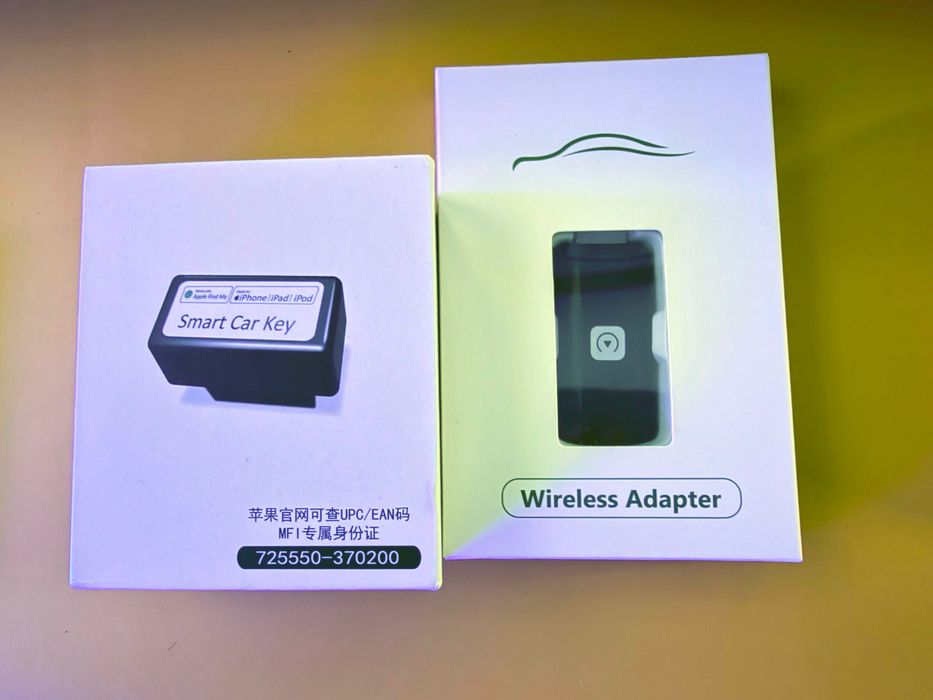 Adaptador sem fios CarPlay + Localizador GPS OBD