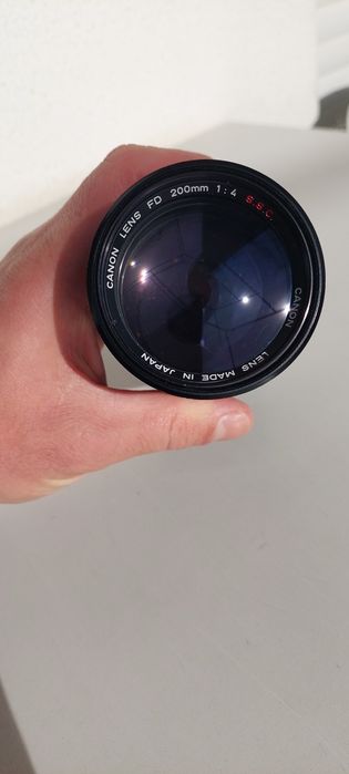 Lente Canon FD 200mm 1:4 SSC
