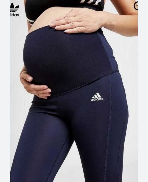 Adidas 20/22 сині жіночі лосіни легінси для вагітної батал