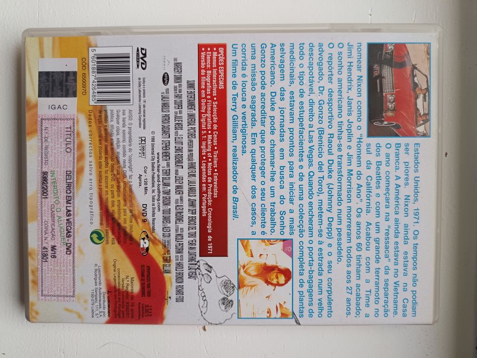 DVD delírio em las vegas