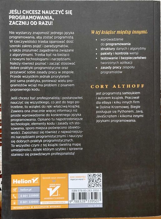 Programista samouk | Cory Althoff | Helion