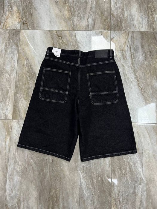 Нові широкі шорти джинсові BAGGY raw shorts широкие шорты реп ecko sk8