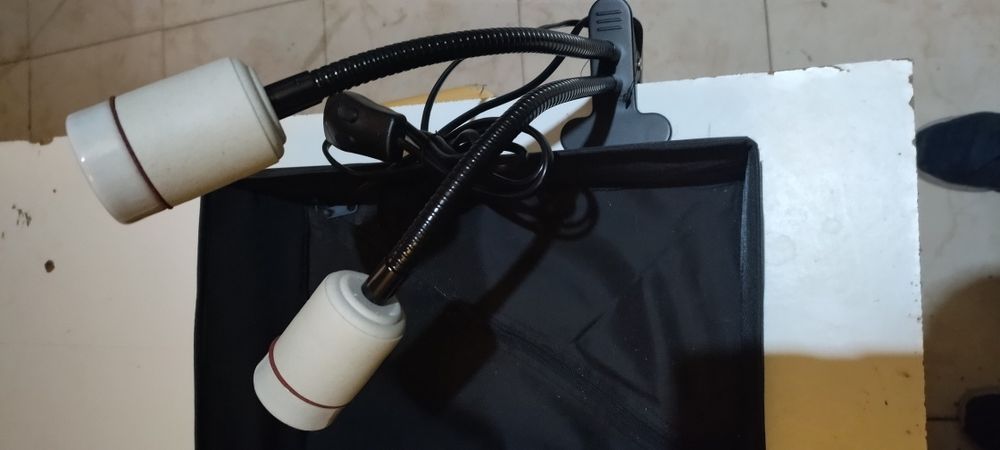 Suporte lampada uvb e aquecimento