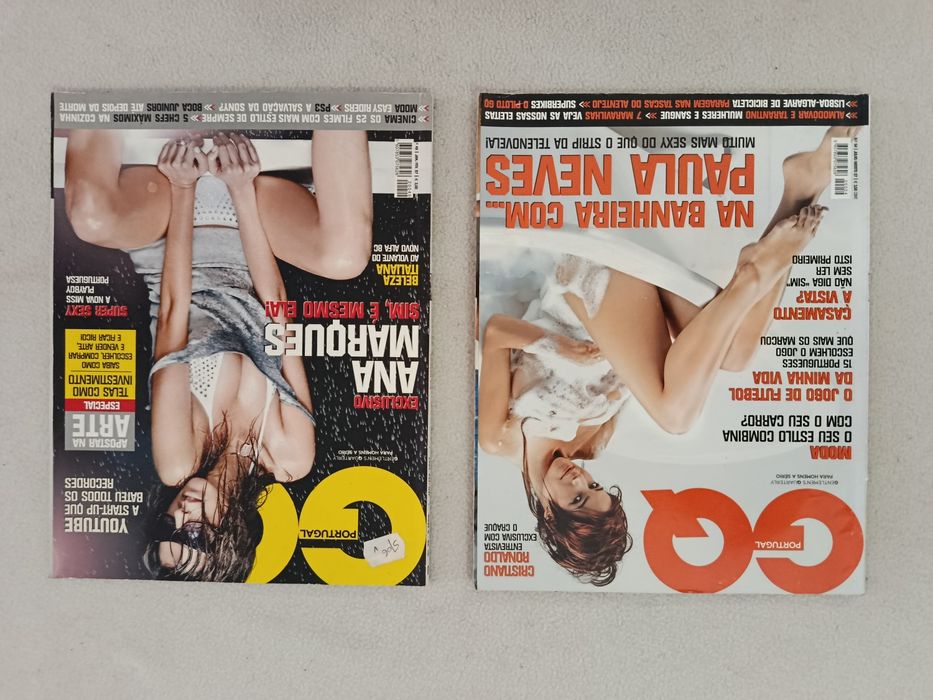 Lote  de  11  Revistas ( GQ )  impecáveis