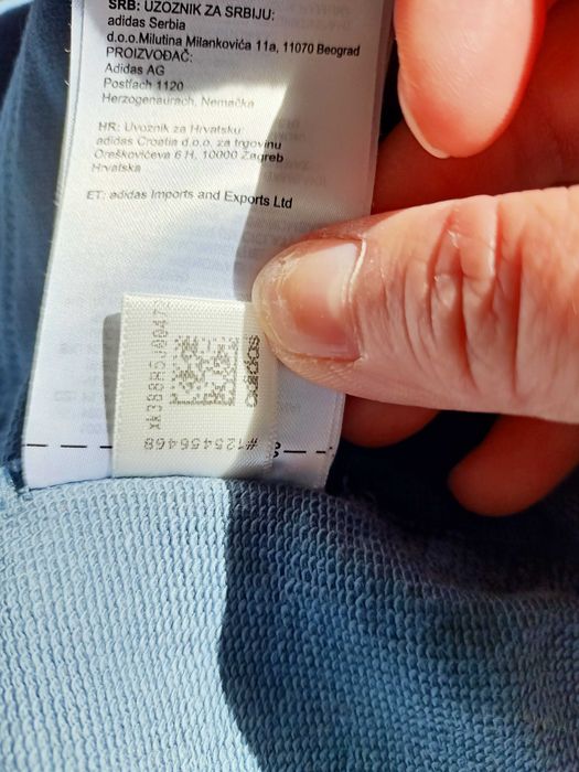 Adidas bluza z długim rękawem i kapturem